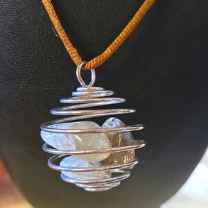 Rock Pendant Necklace